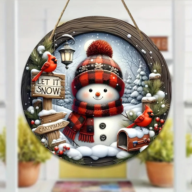 7.9"(20CM) Christmas Wreath Centerpiece Decoration