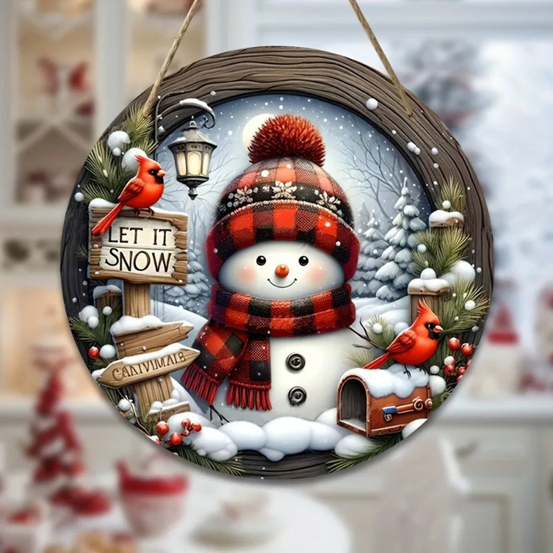 7.9"(20CM) Christmas Wreath Centerpiece Decoration